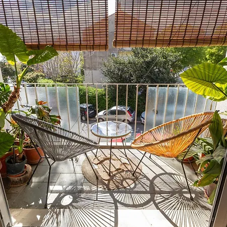 公寓 Comfort Family With Balcony And Sea View *